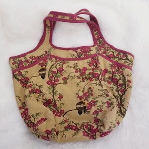 Lucky Brand Cherry Blossom Tote Runaround Bag